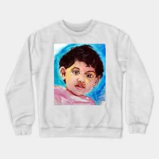 Cute smiling girl Crewneck Sweatshirt